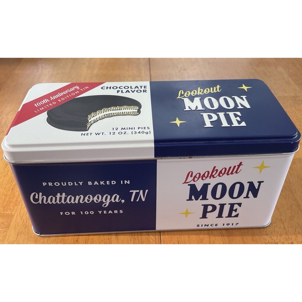 Lookout Moon Pie 100th Anniversary Commemorative Collectors Tin Empty